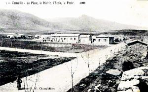 Corneille - Place - Mairie - ecole - Poste - 1908